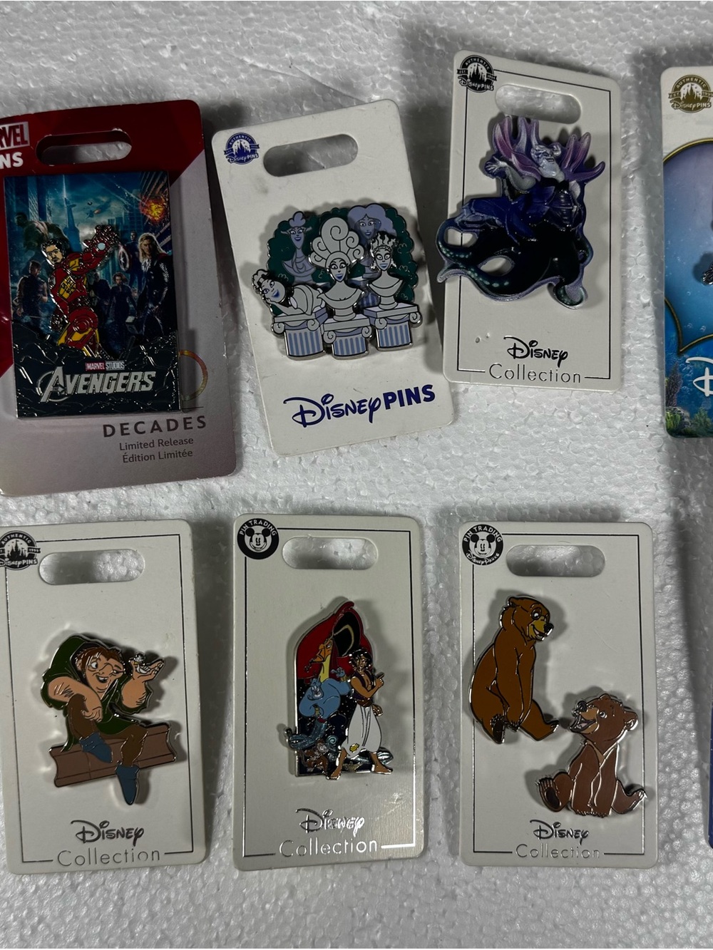 Disney parks character pin bundle lot of 9 -limited edition/release